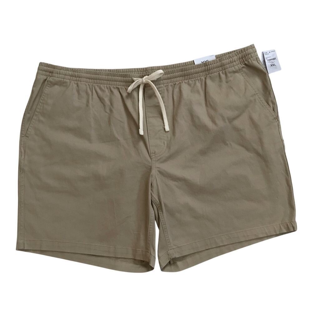 Lands' End NWT Khaki Pull On Shorts Men XXL (44-46)